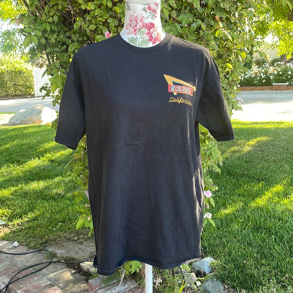 In n Out Black Graphic Tee